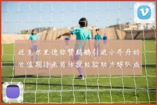 迈克尔里德称赞鹈鹕引进小乔丹的价值期待老将传授经验助力球队成长